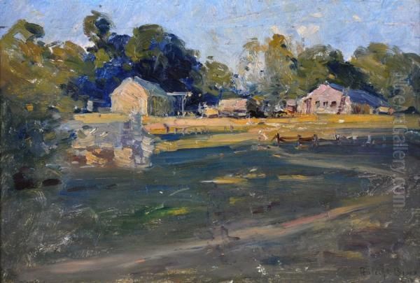  the Farm  Oil Painting by Theodore Penleigh Boyd