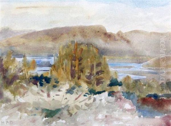 River Tagus Near Toledo, Spain Oil Painting by Hercules Brabazon Brabazon