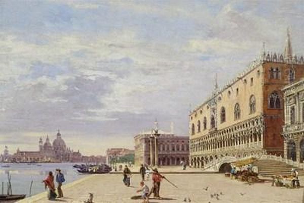 Palazzo Ducale, Venice Oil Painting by Antonietta Brandeis