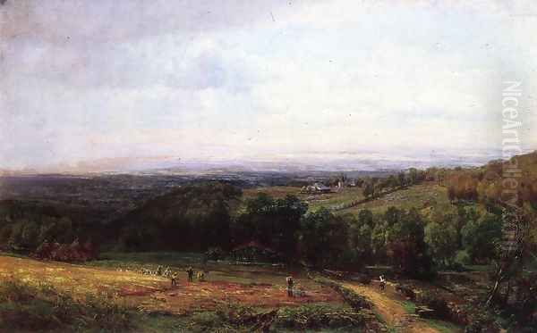 Roman Campagna Oil Painting by Thomas Worthington Whittredge