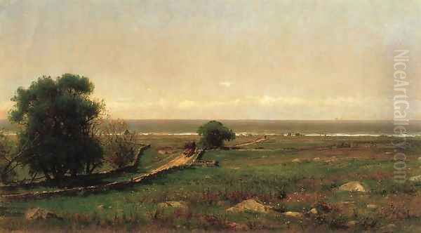 The Old Road to the Sea Oil Painting by Thomas Worthington Whittredge