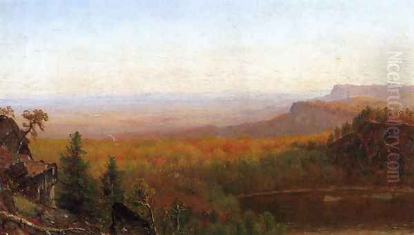 Shawangunk Vista Oil Painting by Thomas Worthington Whittredge