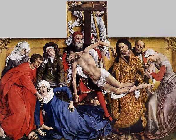 Descent from the Cross Oil Painting by Rogier van der Weyden