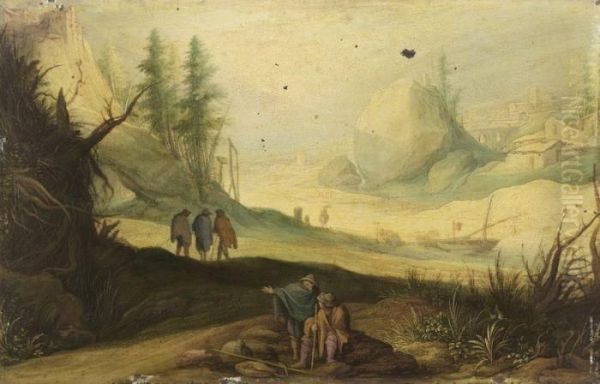 Les Voyageurs Oil Painting by Paul Bril