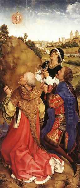 Bladelin Triptych (right wing) 1445-50 Oil Painting by Rogier van der Weyden