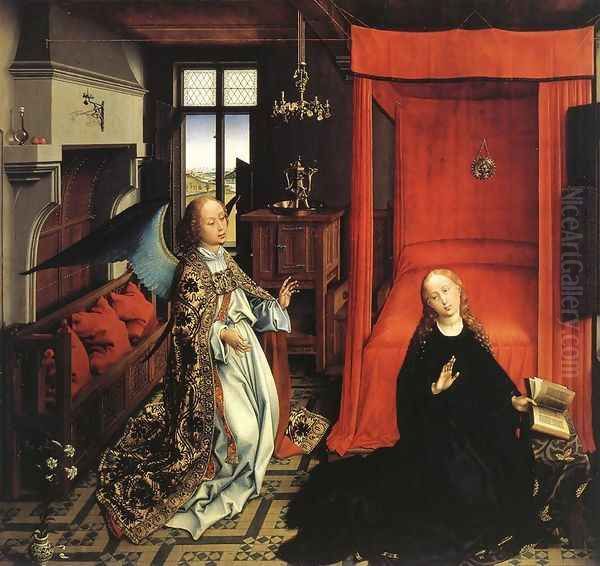 The Annunciation c. 1440 Oil Painting by Rogier van der Weyden