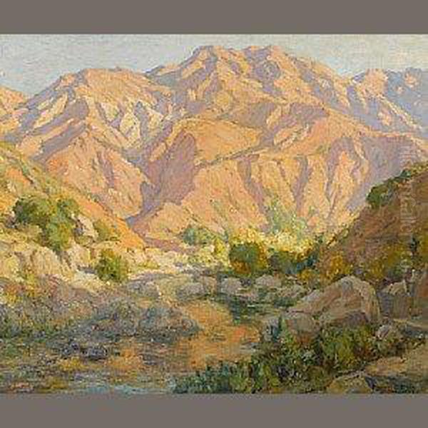 The Barren Peak, Sespe Canyon, California Oil Painting by Benjamin Chambers Brown