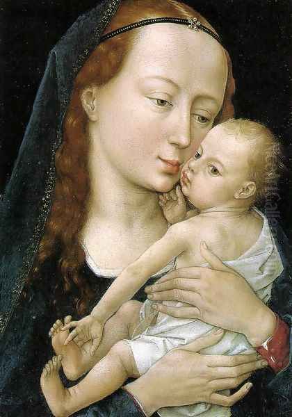 Virgin and Child (after 1454) Oil Painting by Rogier van der Weyden