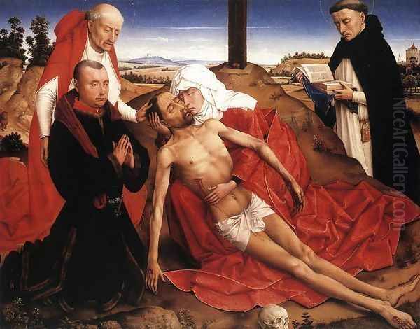 Lamentation c. 1464 Oil Painting by Rogier van der Weyden