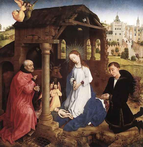 Pierre Bladelin Triptych - central panel Oil Painting by Rogier van der Weyden