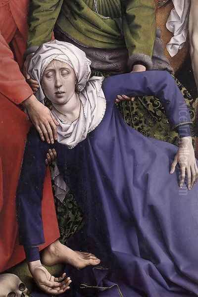 Deposition (detail-2) c. 1435 Oil Painting by Rogier van der Weyden