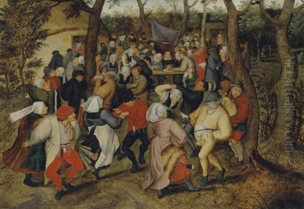 The Wedding Dance Oil Painting by Pieter The Younger Brueghel