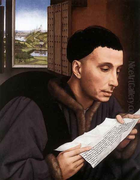 St. Ivo Oil Painting by Rogier van der Weyden