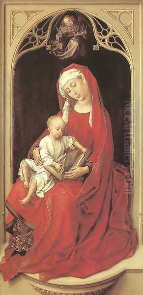 Virgin and Child (Durán Madonna) c. 1440 Oil Painting by Rogier van der Weyden