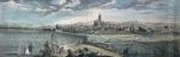 The South-west Prospect Of The City Of Canterbury Oil Painting by Samuel