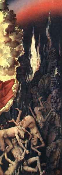 The Last Judgment (detail-21) 1446-52 Oil Painting by Rogier van der Weyden