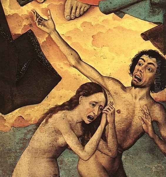 The Last Judgment (detail-15) 1446-52 Oil Painting by Rogier van der Weyden