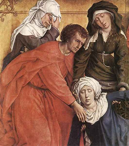 Deposition (detail-3) c. 1435 Oil Painting by Rogier van der Weyden