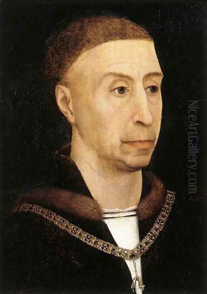 Portrait of Philip the Good c. 1520 Oil Painting by Rogier van der Weyden