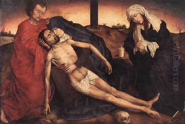 Lamentation c. 1441 Oil Painting by Rogier van der Weyden