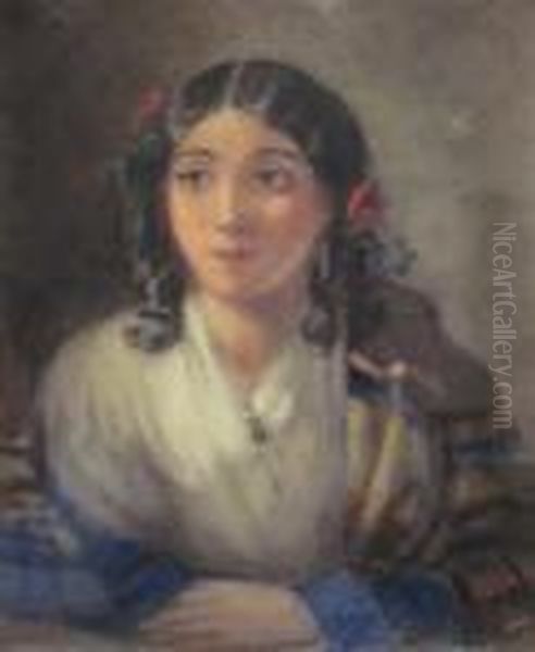 Senorita Oil Painting by John Bagnold Burgess