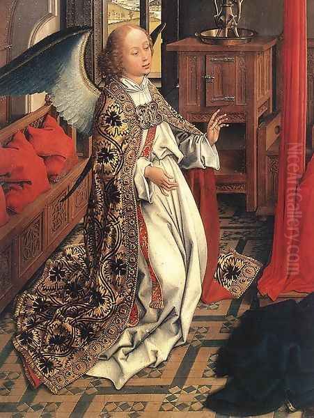 The Annunciation (detail-1) c. 1440 Oil Painting by Rogier van der Weyden