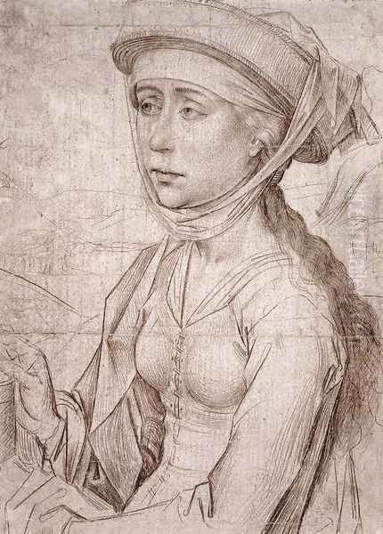 St Mary Magdalene 1450s Oil Painting by Rogier van der Weyden