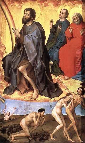 The Last Judgment (detail-14) 1446-52 Oil Painting by Rogier van der Weyden