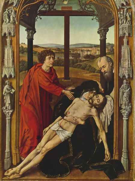 Pietà Oil Painting by Rogier van der Weyden