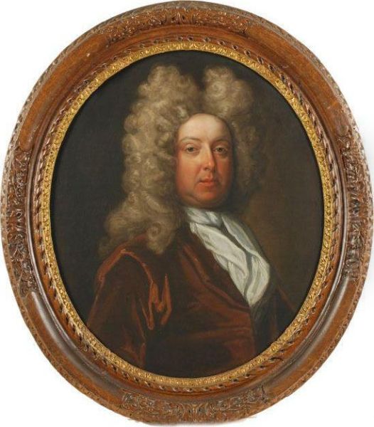 Portrait Of A Gentleman Oil Painting by Edward Byng