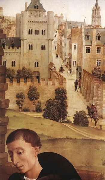 Pierre Bladelin Triptych (detail-3) 1445-50 Oil Painting by Rogier van der Weyden