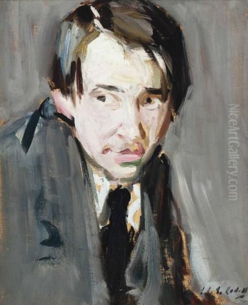 The Poet Oil Painting by Francis Campbell Boileau Cadell