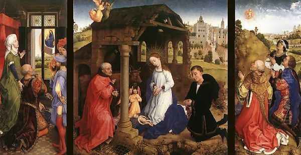 Full View 4 Oil Painting by Rogier van der Weyden