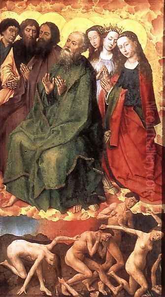 Celestial Tribunal (right) Oil Painting by Rogier van der Weyden