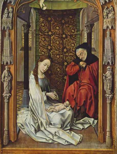 Christ's birth Oil Painting by Rogier van der Weyden