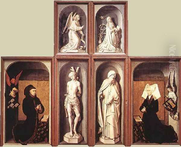 Closed View 2 Oil Painting by Rogier van der Weyden