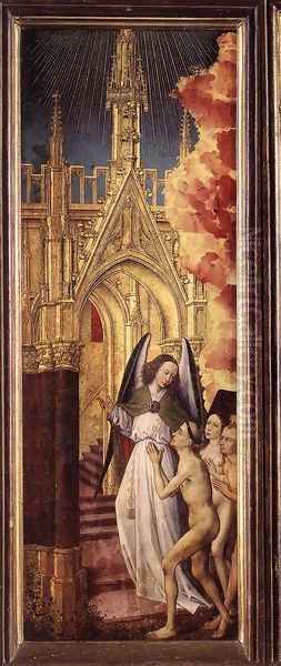 Paradise Oil Painting by Rogier van der Weyden