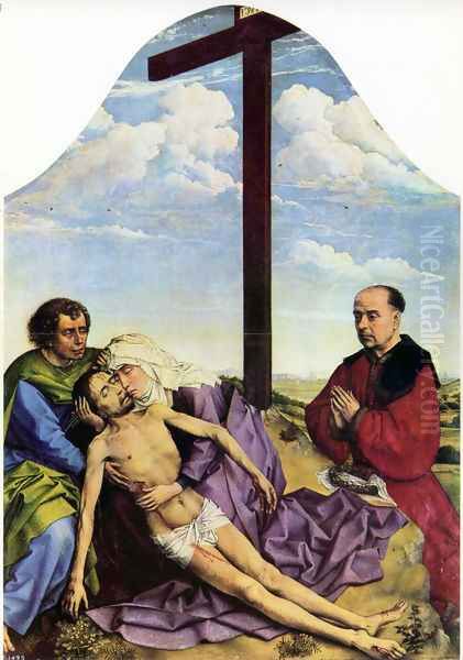 Lamentation of Christ, fragment Oil Painting by Rogier van der Weyden