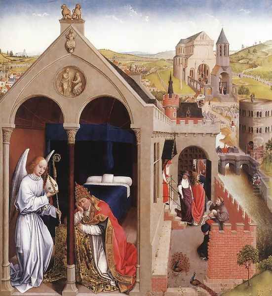 Descent from the Cross [detail 1] Oil Painting by Rogier van der Weyden