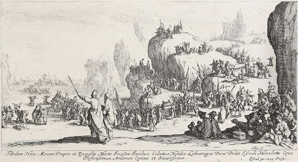 Le Passage De La Mer Rouge Oil Painting by Jacques Callot