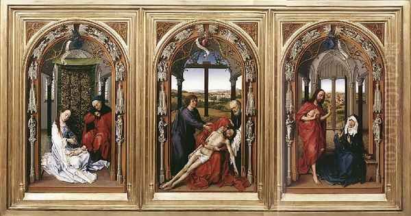 Full View 3 Oil Painting by Rogier van der Weyden