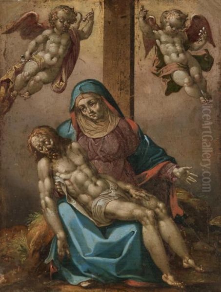 Pieta Oil Painting by Denys Fiammingo Calvaert