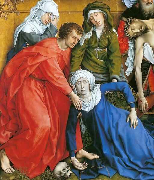 Deposition (detail) 3 Oil Painting by Rogier van der Weyden