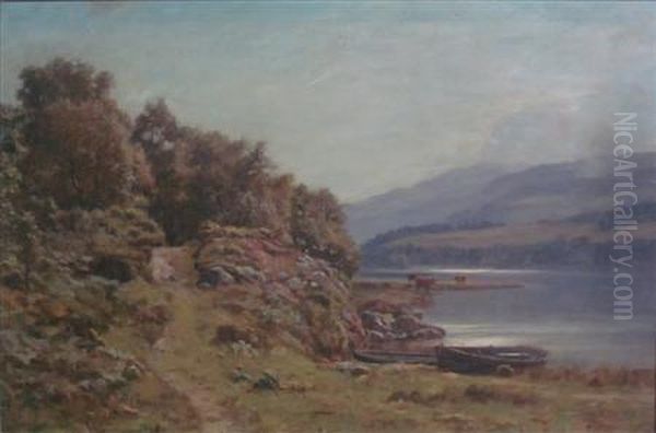 Loch Vennacher Oil Painting by Duncan Cameron