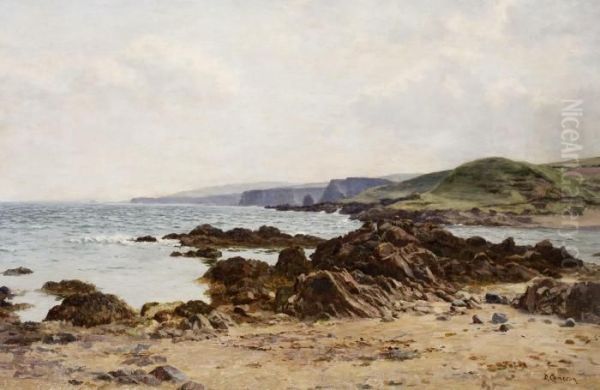 Coastal View Oil Painting by Duncan Cameron