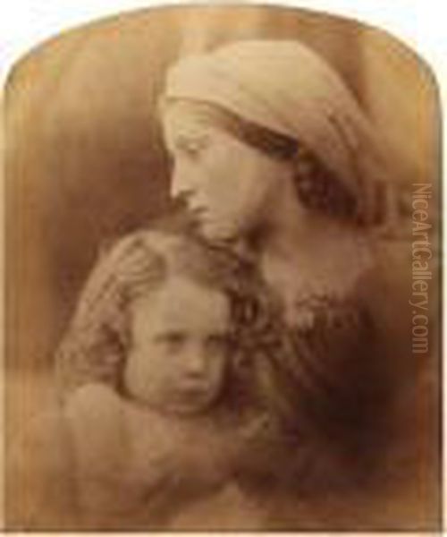 Mary Hillier Et Keown Oil Painting by Julia Margaret Cameron