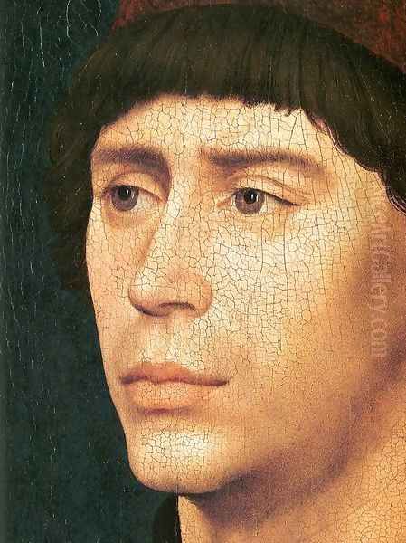 Portrait of Antony of Burgundy (detail) Oil Painting by Rogier van der Weyden