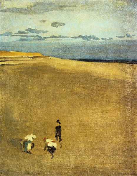 The Beach at Selsey Bill Oil Painting by James Abbott McNeill Whistler