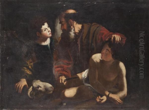 Sacrificio Di Isacco Oil Painting by Michelangelo Merisi Da Caravaggio