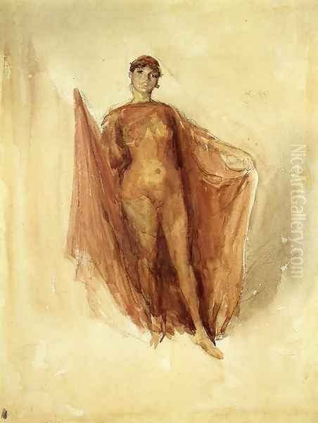 Dancing Girl Oil Painting by James Abbott McNeill Whistler